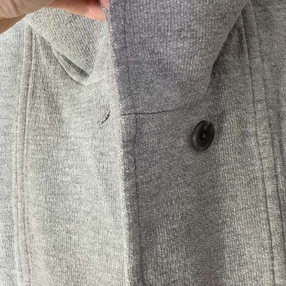 James Perse Standard Women's 4 Gray Open Cardigan Light Jacket One Button - Picture 5 of 7
